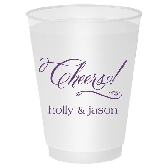 Elegant Cheers Shatterproof Cups